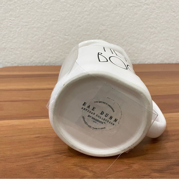 RAE DUNN Artisan Collection Hey Boo Ghost Topper Ceramic Halloween Mug New - Picture 6 of 11